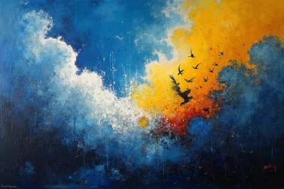 peinture artistique très colorées mêlant le bleu34.jpeg