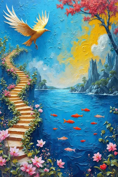 peinture artistique très colorées mêlant le bleu36.jpeg