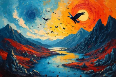 peinture artistique très colorées mêlant le bleu9.jpeg