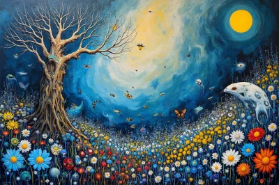 peinture artistique très colorées mêlant le bleu2.jpeg