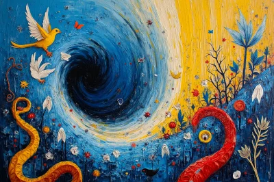 peinture artistique très colorées mêlant le bleu4.jpeg