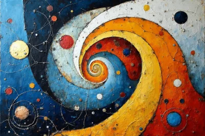 peinture artistique très colorées mêlant le bleu_enroule2.jpeg