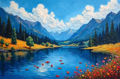 Style expressionniste néo-impressionniste. Vue à p1.jpeg