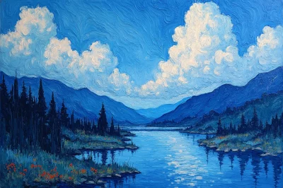 Style expressionniste néo-impressionniste. Vue à p18.jpeg