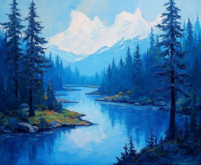 Style expressionniste néo-impressionniste. Vue à p2.jpeg