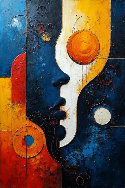 peinture artistique très colorées mêlant le bleu_vert_visage.jpeg